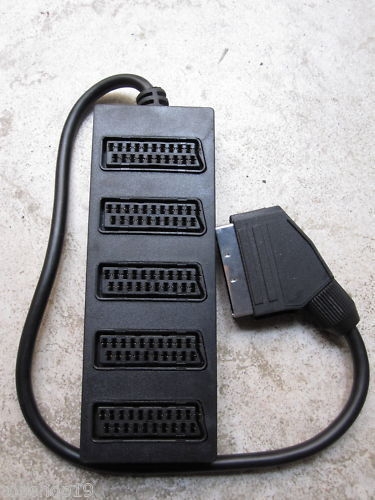 Ciabatta Scart 5 Vie MULTISCART - Multipresa Per Collegamenti Audio/Video - Foto 7